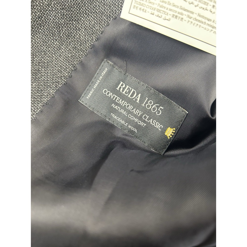 Suitsupply Napoli Suit 46 32R Charcoal Gray Reda 1865 Wool Slim Fit Italy 2Pc - Picture 7 of 14
